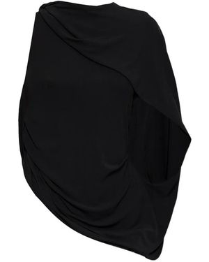 Alexander Wang Asymmetrisches Top Mit Drapierung - Schwarz