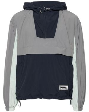 Maison Kitsuné Technical Windbreaker Jacket - Blue