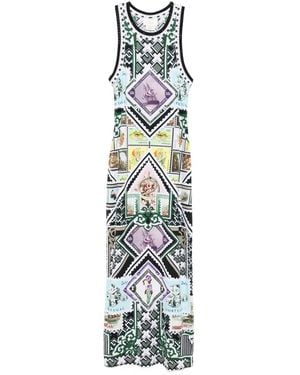 CAMILLA Jersey Jurk - Wit