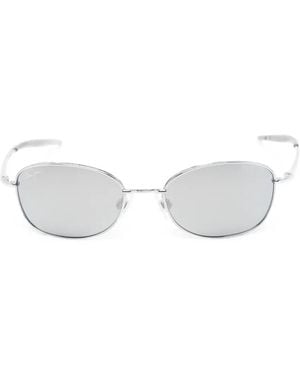 Maui Jim Huia Sonnenbrille Mit Ovalem Gestell - Weiß