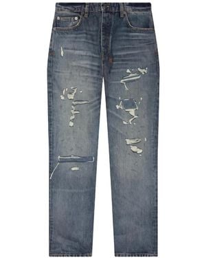 Ksubi Vaqueros Hazlow Hendrix Con Efecto Envejecido - Azul