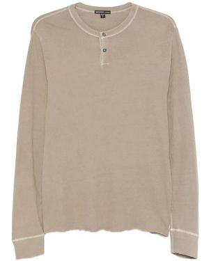 James Perse Long-Sleeved T-Shirt - Natural