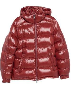 Herno Hooded Quilted Jacket - Red
