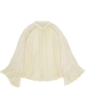 Fortela Ambre Silk Blouse - Natural