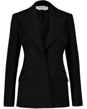 Gabriela Hearst Single-Button Wool Blazer - Black