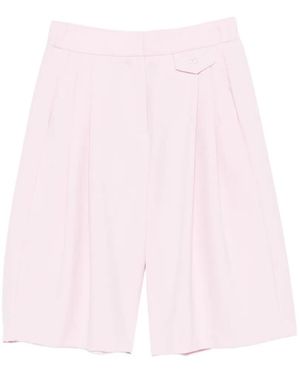 WRSTBHVR Pantalones De Vestir Cortos Con Pinzas - Rosa