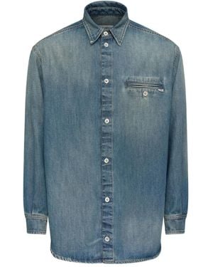 MM6 by Maison Margiela Long-Sleeve Shirt - Blue
