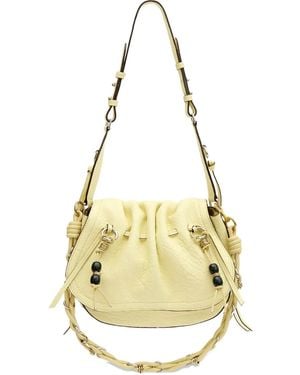 Isabel Marant Bolton Leather Crossbody Bag - Metallic