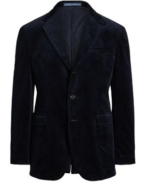 Polo Ralph Lauren 8 Wale Corduroy Single-Breasted Sportcoat - Blue
