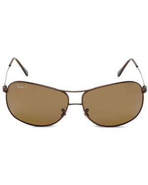 Ray-Ban Pilot-Frame Sunglasses - Metallic