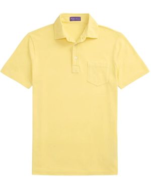 Ralph Lauren Pocket-Detail Polo Shirt - Yellow