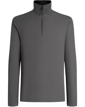 Dolce & Gabbana Sweatshirt Mit Reißverschluss - Grau