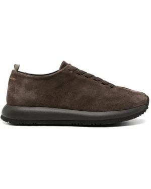 Officine Creative Suede Trainers - Brown
