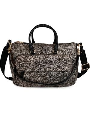 Borbonese Adjustable-Strap Weekend Bag - Black