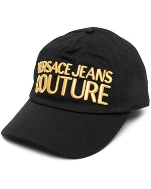 Versace Jeans Couture Embroidered Logo Cap - Black