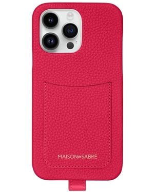 Maison De Sabre Sling Iphone 14 Pro Case - Pink