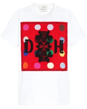 Barrie X Damien Hirst The Spots Logo T-Shirt - Red