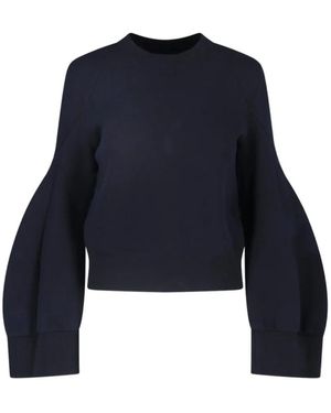 Sacai Balloon-Sleeve Sweater - Blue