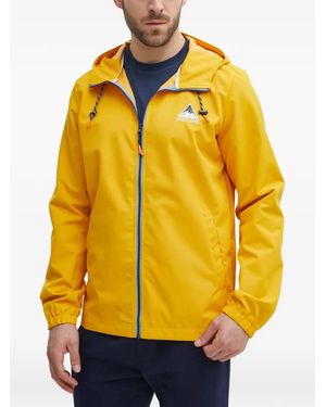 Picture Gerald Logo-Print Hooded Jacket - Yellow