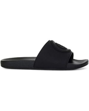 Just Cavalli Logo-Embossed Slides - Black