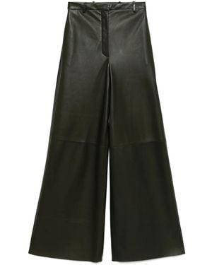 Fabiana Filippi Leather Trousers - Grey