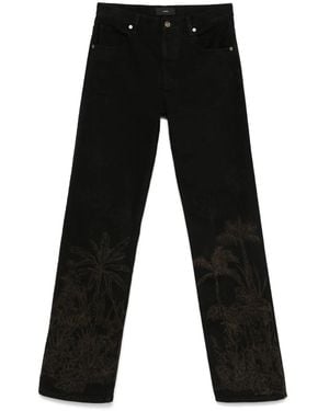 Alanui Jungle Toile De Jouy Jeans - Schwarz