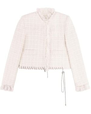 Area Tweed Jacket - White