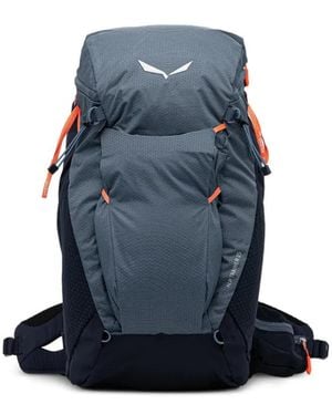 Salewa Logo Appliqué Drawstring Backpack - Blue