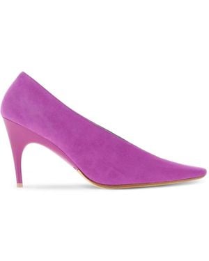 Balenciaga Slip On Pumps - Purple