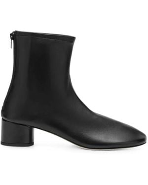 Dear Frances Harlie Rear-Zip Ankle Boots - Nero
