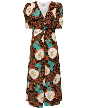 RHODE Robe Mi-Longue Maci - Rouge