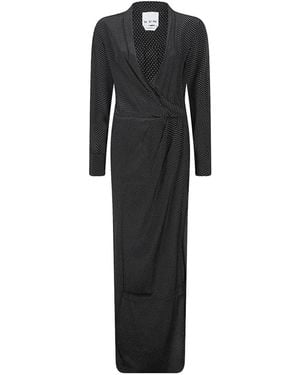 Sa Su Phi Polka-Dot Maxi Dress - Black