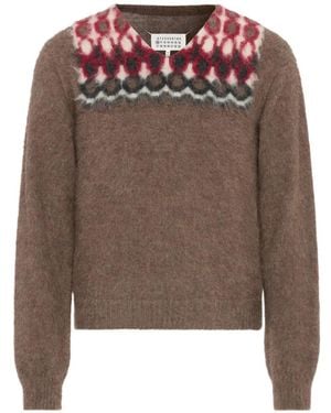 Maison Margiela Brushed Pullover - Brown