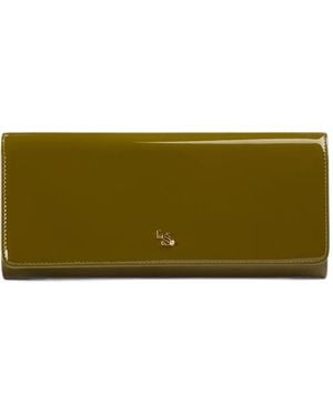 Le Silla Patent Leather Clutch Bag - Green