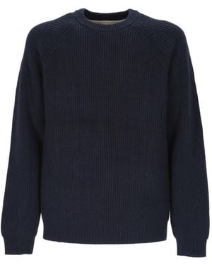Anerkjendt Aksune Raglan-Sleeve Sweater - Blue