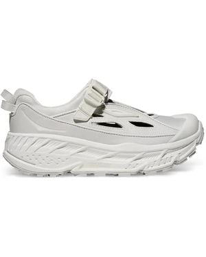 Hoka One One Stinson Breeze Buckle-Fastening Sneakers - White