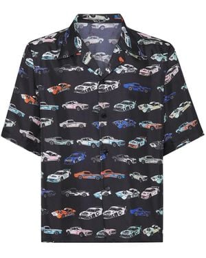Philipp Plein Cars Racing シャツ - ブルー