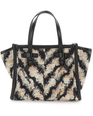 MARCELLA CLUB Marcella Animalier Jacquard Tote Bag - Black