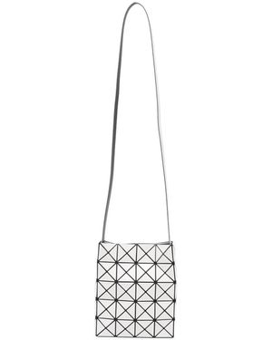 Issey Miyake Schultertasche Mit Geometrischen Einsätzen - Weiß