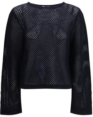 Allude ボートネック セーター - ブルー