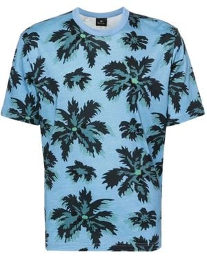 Paul Smith Short-Sleeved T-Shirt - Blue