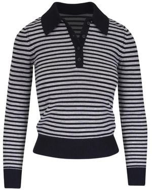 Nili Lotan Prescott Polo Shirt - Blue
