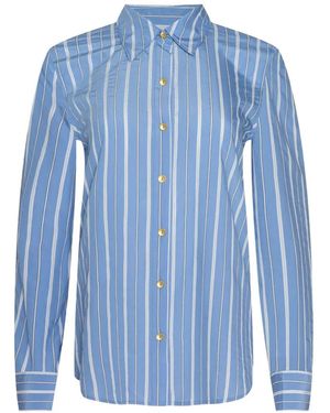 L'Agence Ellery Striped Shirt - Blue