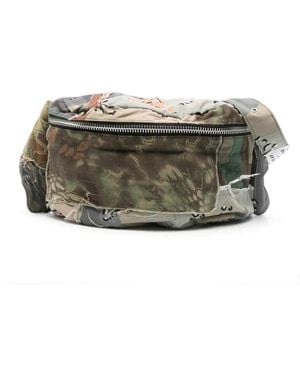 GALLERY DEPT. Retouche Patchwork Zip Messenger Bag - Grey