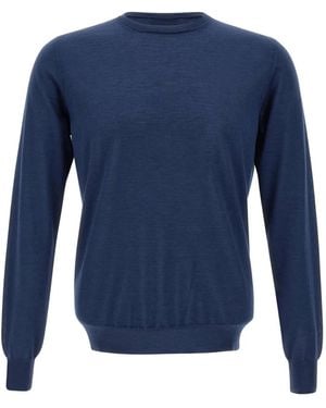 FILIPPO DE LAURENTIIS Cashmere Blend Jumper - Blue
