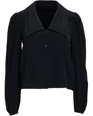 FRAME Puffed-Sleeve Shirt - Blue