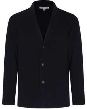 Malo Chaqueta Con Solapas De Muesca - Azul