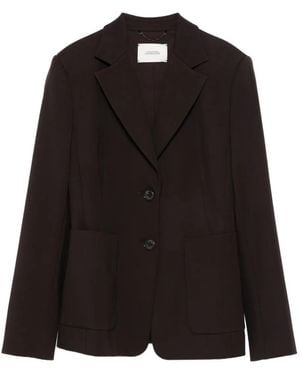 Dorothee Schumacher Button-Fastening Patch-Pocket Blazer - Black