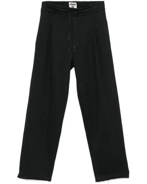 A PAPER KID Cotton Track Trousers - Black
