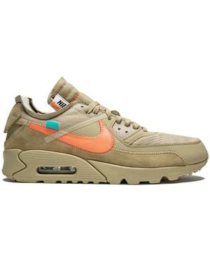 NIKE X OFF-WHITE The 10: Air Max 90 "Off-/Desert Ore" Trainers - Multicolour